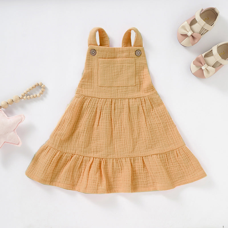 Organic Cotton Muslin Baby Dress — product image 2