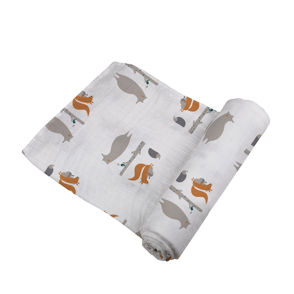 Forest Friends Cotton Muslin Swaddle — product image 5