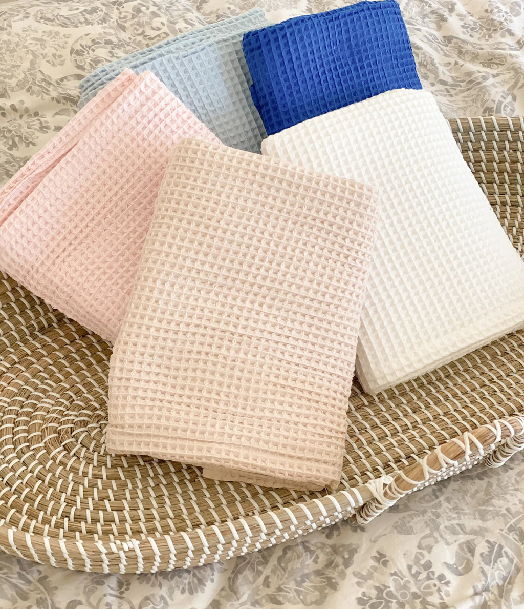 100% Cotton Waffle Baby & Toddler Blanket