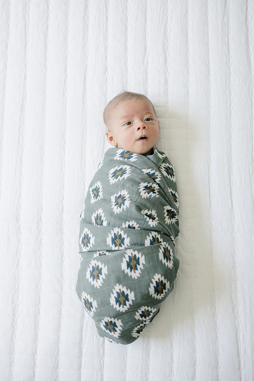 Southwest Aztec Muslin Swaddle Blanket — product image 2