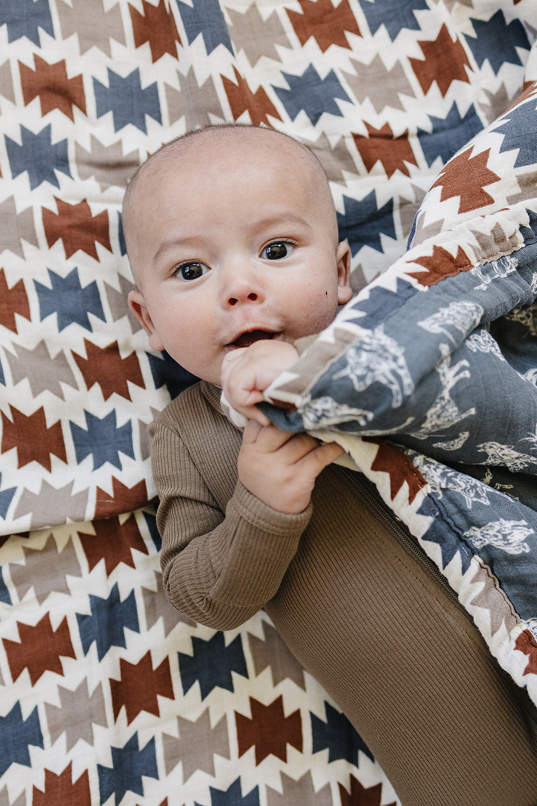 Western Aztec + Wild West Muslin Quilt — product image 3