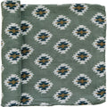 Southwest Aztec Muslin Swaddle Blanket — product image 1