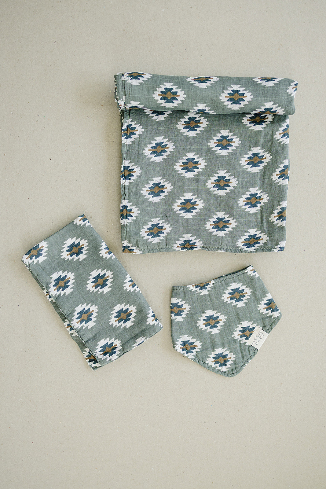 Southwest Aztec Muslin Swaddle Blanket — product image 4