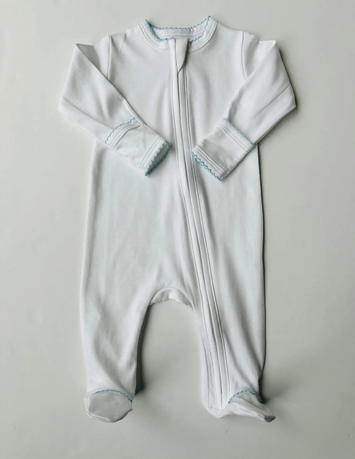 Pima Cotton Zipper Footie