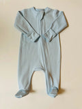 Pima Cotton Zipper Footie