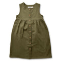 Jo Dress - Dark Olive - Organic Cotton — product image 1