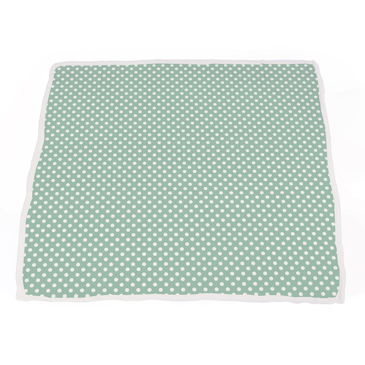 Desert Rose & Jade Polka Dot Cotton Muslin Blanket — product image 4